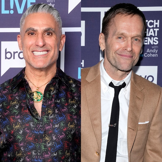 Reza Farahan and Bob Harper on Watch What Happens Live on Bravo